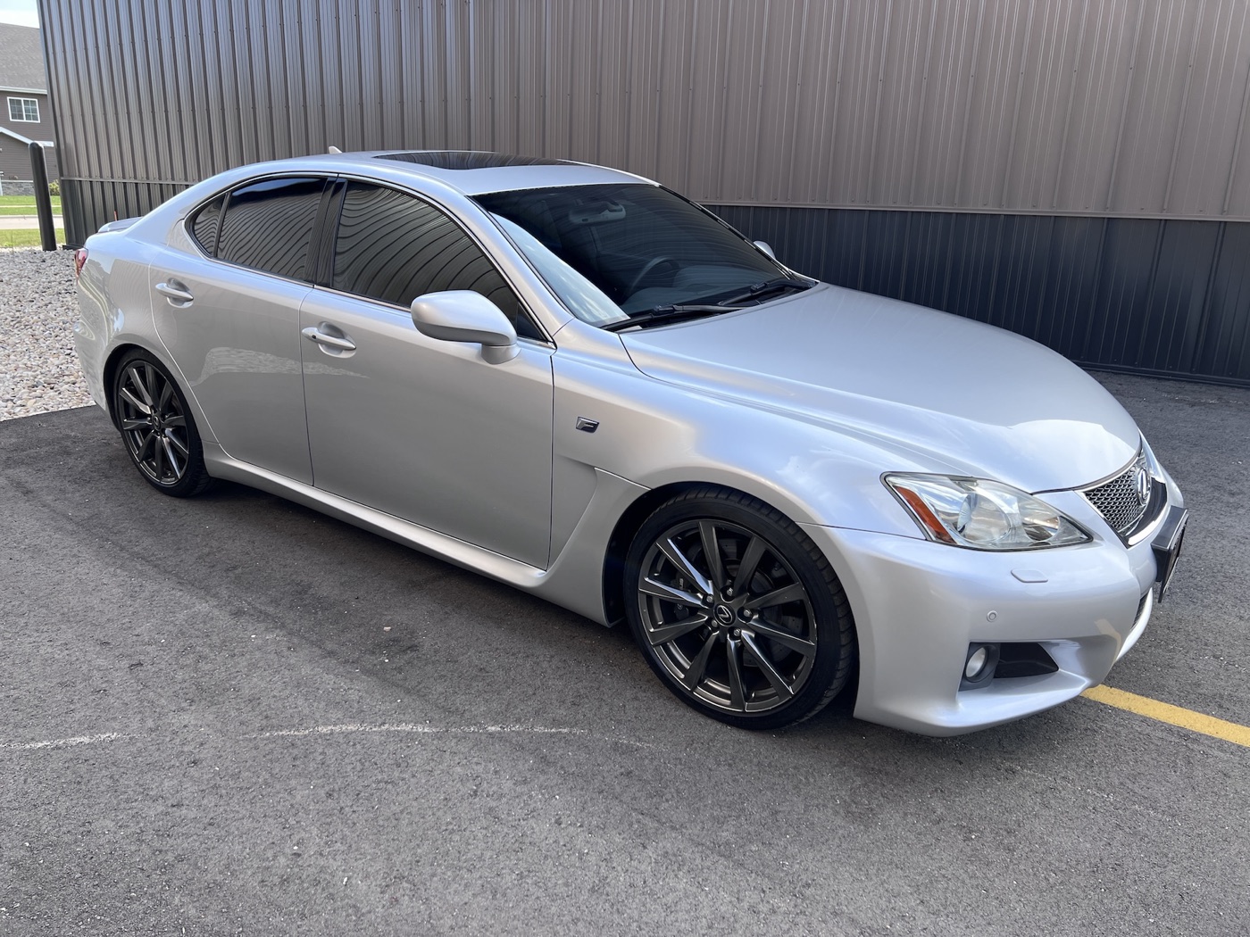 2008 Lexus IS-F, silver, on the lot